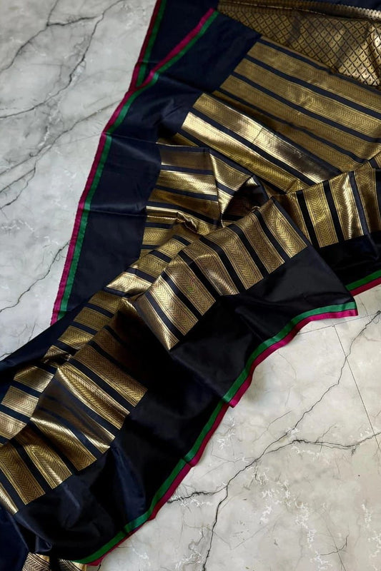 Banarasi semi soft silk saree Brocade pallu & blouse - Super Soft & Lightweight for All-Day Comfort | Rich Zari Work Border | Perfect Indian Ethnic Wear for Festive & Wedding Season | Comes with Blouse Piece